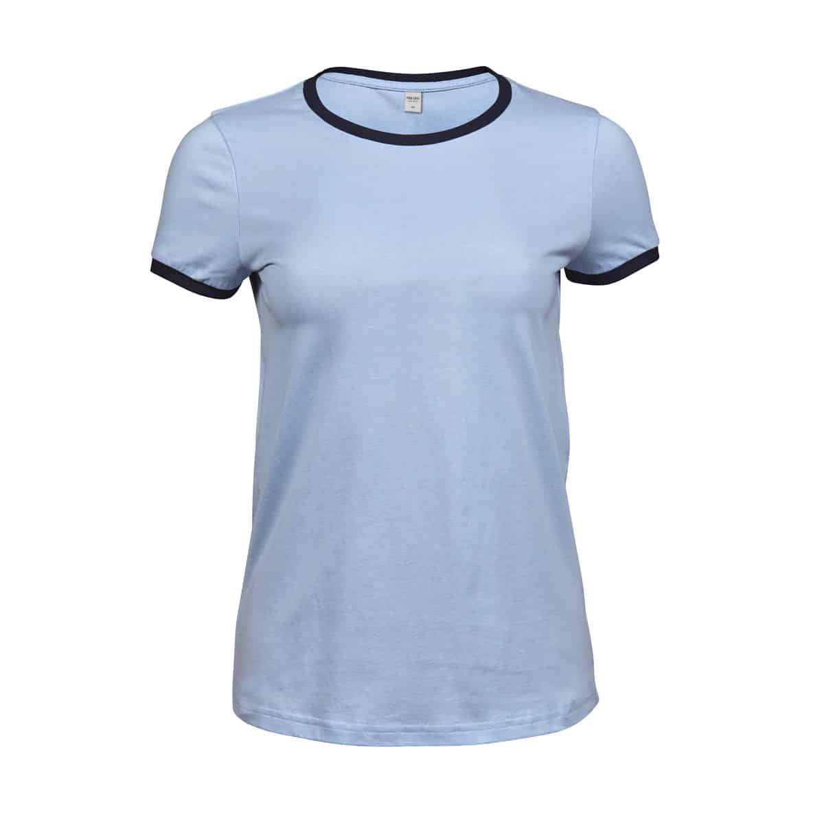 T-SHIRT DONNA | BLU CHIARO + BLU SCURO| TEE JAYS |100% COTONE| 160gr/m2|  SCONTO 50% - Dandy Company