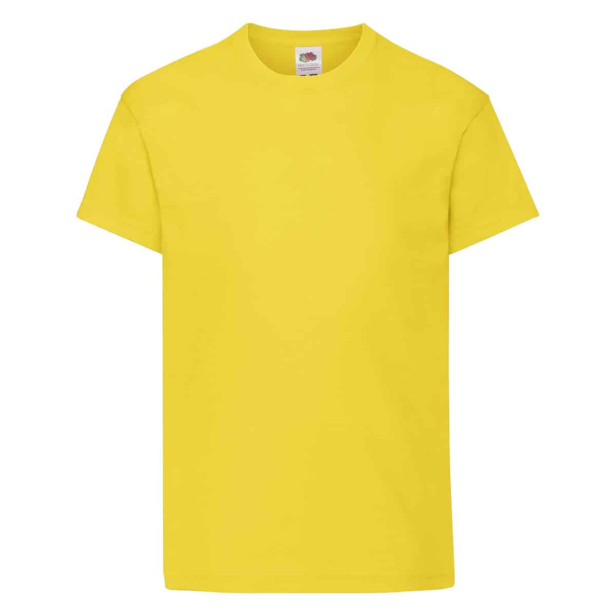 Sunflower 12-13 Anni Giallo Fruit of the Loom T-Shirt Bambino Manufacturer Size:34