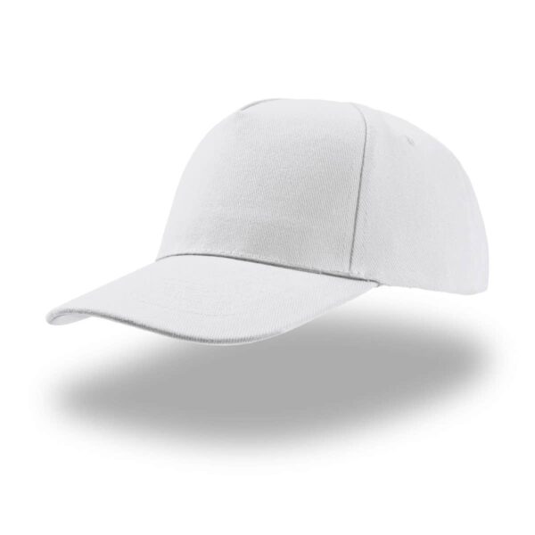 CAPPELLO CON VISIERA | ATLANTIS | BIANCO | 100% COTONE | CHIUSURA IN VELCRO  | TAGLIA UNICA - Dandy Company