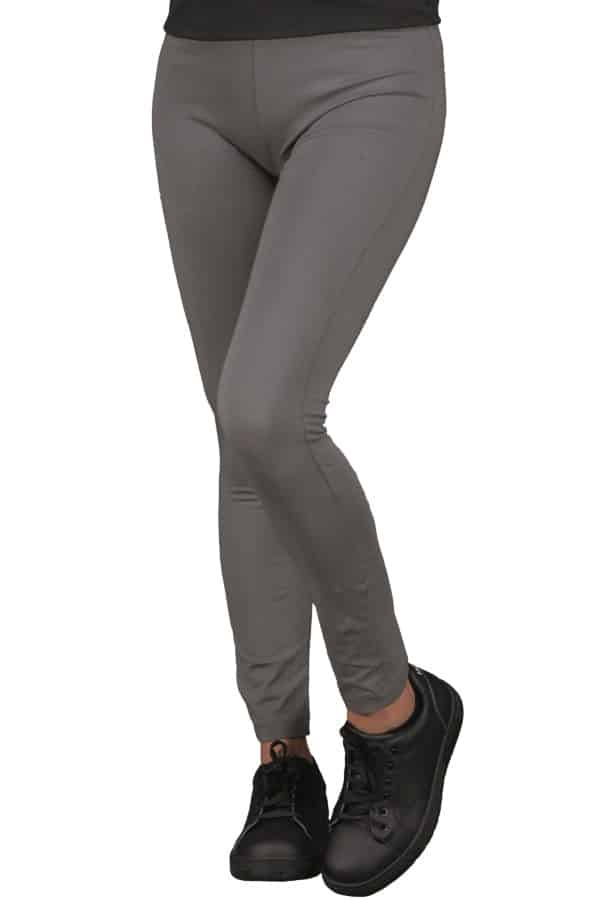 PANTALONE-ELASTICIZZATO -DONNA-LEGGINGS-GRIGIO- 97%-COTONE-3%SPANDEX  180grm2 ISACCO - Dandy Company