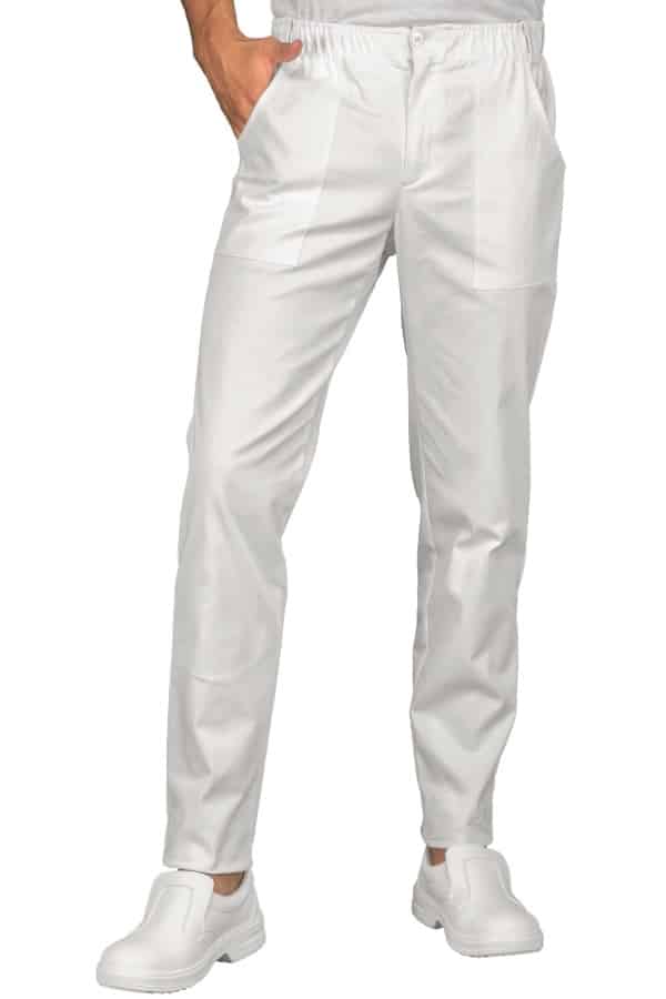 PANTALONE-UOMO - CINTURA ELASTICA IN SPUGNA TERGISUDORE | 210 gr/m2  ISACCO-97%COTONE-3%spandex/064600 - Dandy Company