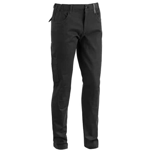 PANTALONE DA LAVORO | UOMO | 5 TASCHE | ELASTICIZZATO | MY DAY | NERO |  270gr/m2 - Dandy Company