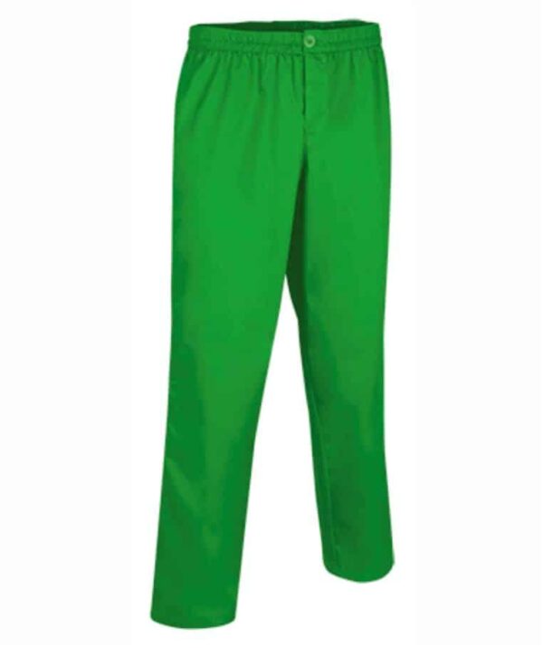 PANTALONE CON ELASTICO | VERDE MELA | UNISEX(UOMO|DONNA)| CHIUSURA ZIP E  BOTTONE | 1 TASCA POSTERIORE | 190 GR/M2 | VALENTO - Dandy Company