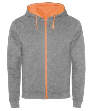 felpa arancione fluo uomo