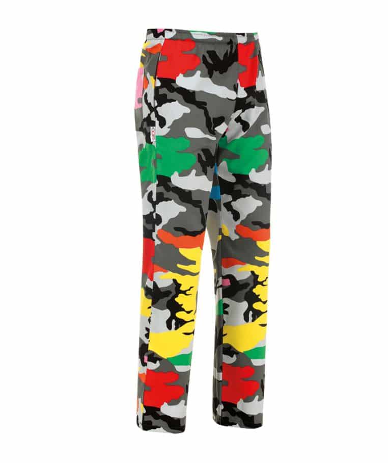 PANTALONE CON ELASTICO E CORDINO | UNISEX (UOMO|DONNA) | COULISSE |  CAMOUFLAGE | CHIUSURA ELASTICO E CORDINO | 3 TASCHE | 100% COTONE | 190  GR/M2 | EGOCHEF | TAGLIE S-M-L-XL-XXL-3XL - Dandy Company