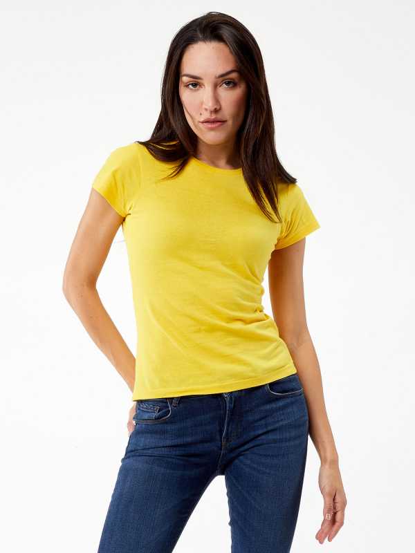 T-SHIRT DONNA | MEZZA MANICA | BS | EVOLUTION | 100% COTONE | 150 GR/M2 |  BSW150 BIANCO - Dandy Company